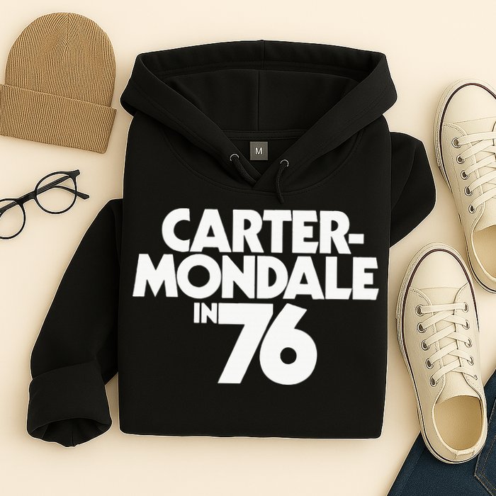 Carter Mondale In 76 Campaign Poster Jimmy Carter 1976 Hoodie