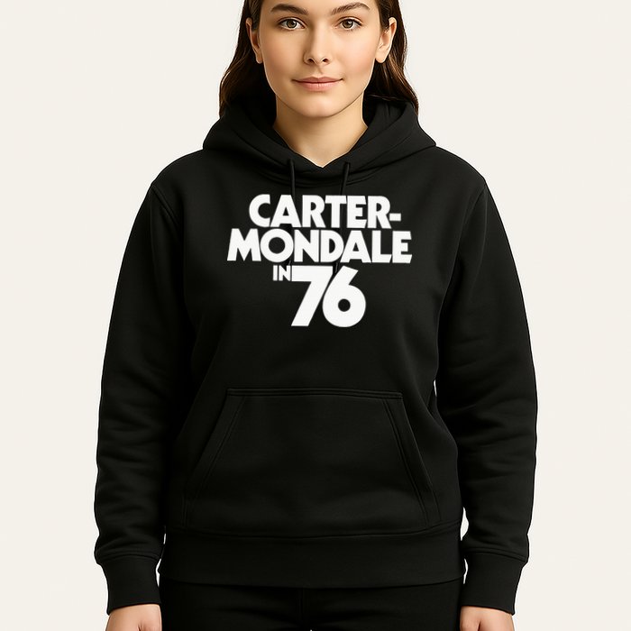 Carter Mondale In 76 Campaign Poster Jimmy Carter 1976 Hoodie