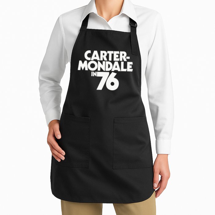 Carter Mondale In 76 Campaign Poster Jimmy Carter 1976 Apron
