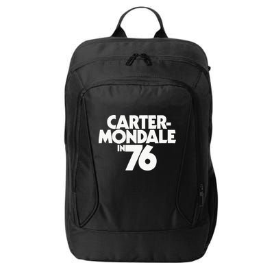 Carter Mondale In 76 Campaign Poster Jimmy Carter 1976 City Backpack
