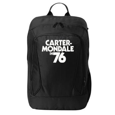 Carter Mondale In 76 Campaign Poster Jimmy Carter 1976 City Backpack