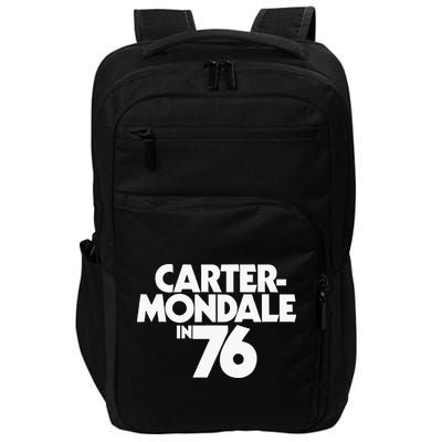 Carter Mondale In 76 Campaign Poster Jimmy Carter 1976 Impact Tech Backpack