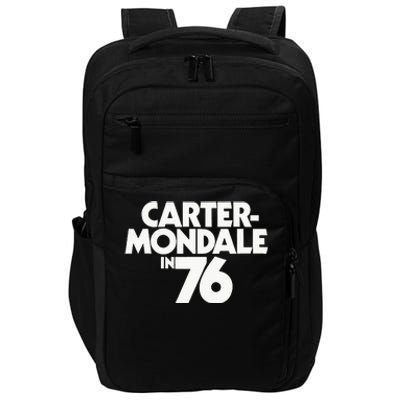 Carter Mondale In 76 Campaign Poster Jimmy Carter 1976 Impact Tech Backpack