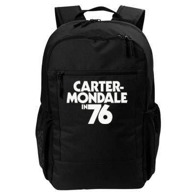 Carter Mondale In 76 Campaign Poster Jimmy Carter 1976 Daily Commute Backpack