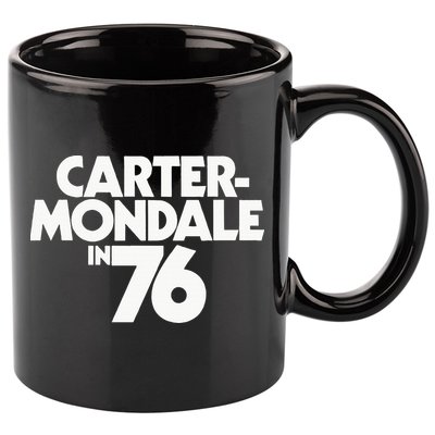 Carter Mondale In 76 Campaign Poster Jimmy Carter 1976 11oz C Handle Ceramic Mug
