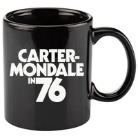 Carter Mondale In 76 Campaign Poster Jimmy Carter 1976 11oz C Handle Ceramic Mug