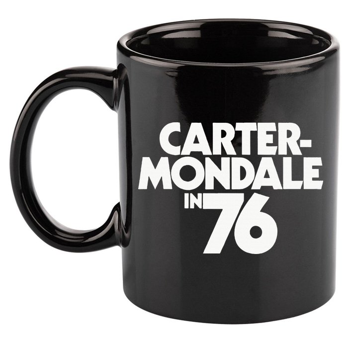 Carter Mondale In 76 Campaign Poster Jimmy Carter 1976 11oz C Handle Ceramic Mug