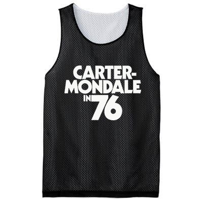 Carter Mondale In 76 Campaign Poster Jimmy Carter 1976 Mesh Reversible Basketball Jersey Tank