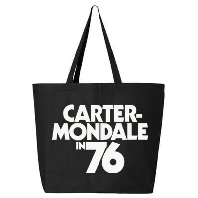 Carter Mondale In 76 Campaign Poster Jimmy Carter 1976 25L Jumbo Tote