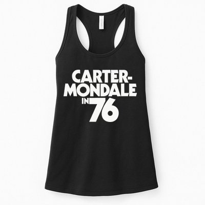 Carter Mondale In 76 Campaign Poster Jimmy Carter 1976 Womens Tank Top