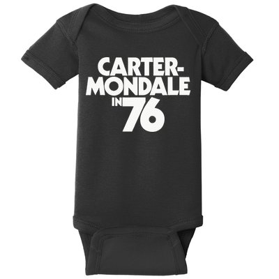 Carter Mondale In 76 Campaign Poster Jimmy Carter 1976 Baby Bodysuit