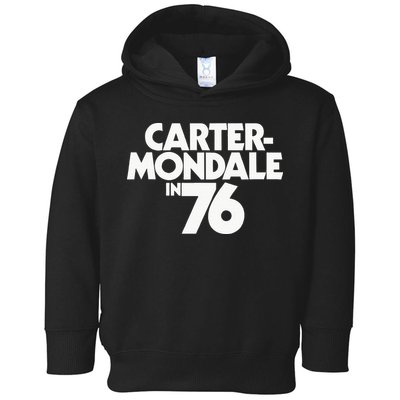 Carter Mondale In 76 Campaign Poster Jimmy Carter 1976 Toddler Hoodie