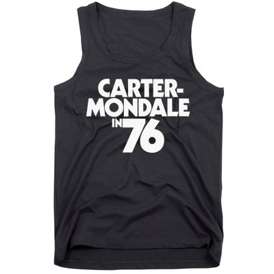 Carter Mondale In 76 Campaign Poster Jimmy Carter 1976 Tank Top