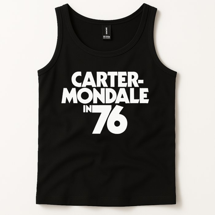 Carter Mondale In 76 Campaign Poster Jimmy Carter 1976 Tank Top