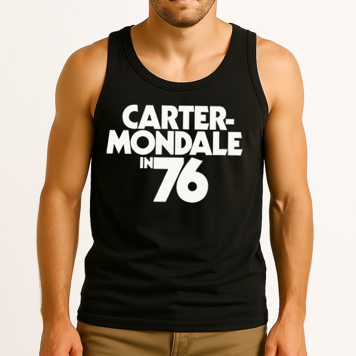 Carter Mondale In 76 Campaign Poster Jimmy Carter 1976 Tank Top