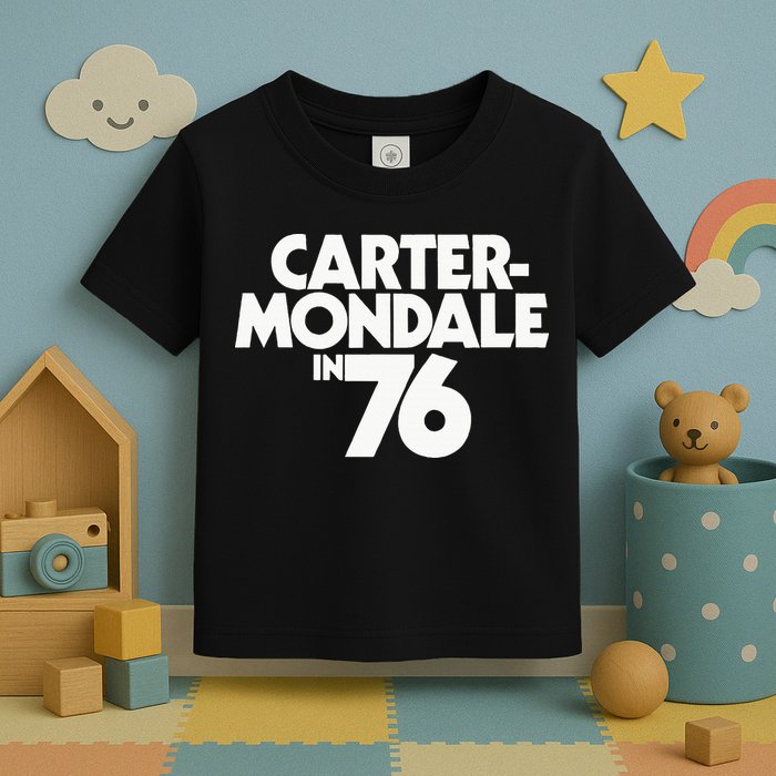 Carter Mondale In 76 Campaign Poster Jimmy Carter 1976 Toddler T-Shirt