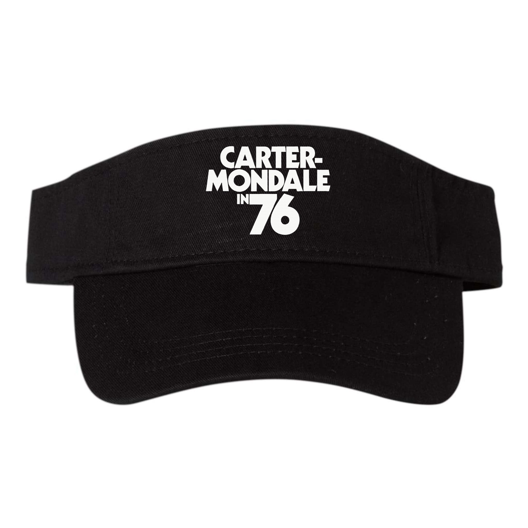 Carter Mondale In 76 Campaign Poster Jimmy Carter 1976 Visor