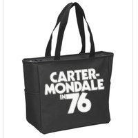 Carter Mondale In 76 Campaign Poster Jimmy Carter 1976 Zip Tote Bag