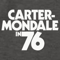 Carter Mondale In 76 Campaign Poster Jimmy Carter 1976 Vector Backpack