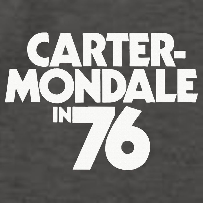 Carter Mondale In 76 Campaign Poster Jimmy Carter 1976 Vector Backpack