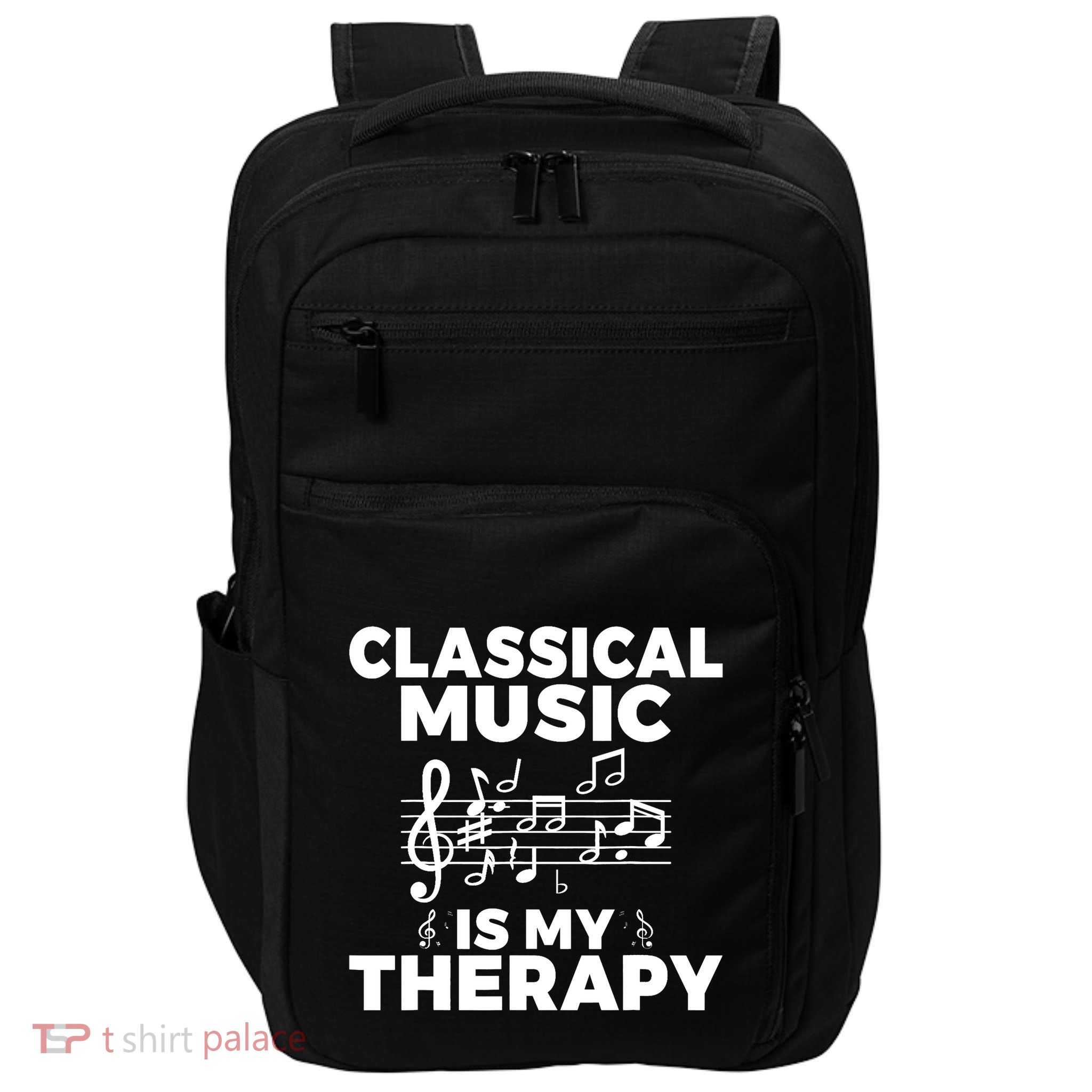 Classical Music is my Therapy Classical Music Impact Tech Backpack