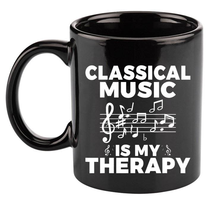 Classical Music is my Therapy Classical Music 11oz C Handle Ceramic Mug