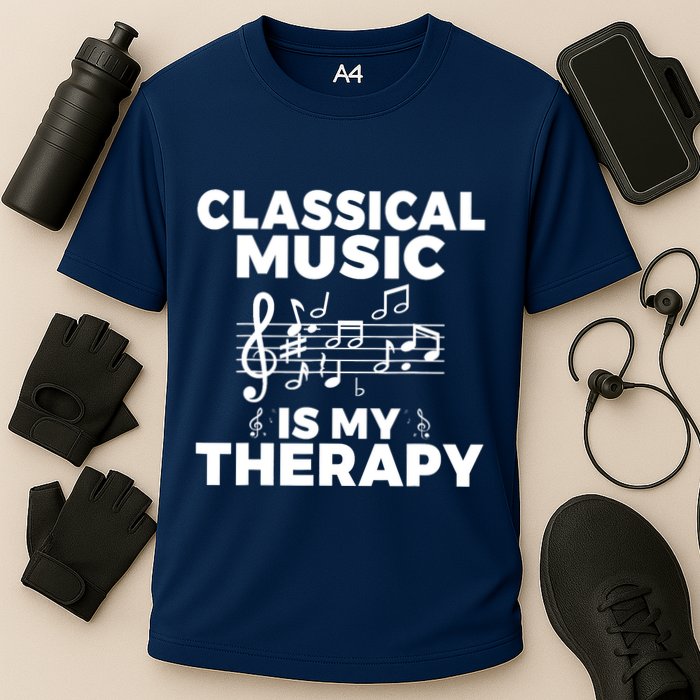 Classical Music is my Therapy Classical Music Cooling Performance Crew T-Shirt