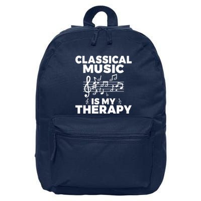 Classical Music is my Therapy Classical Music 16 in Basic Backpack