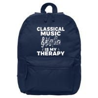 Classical Music is my Therapy Classical Music 16 in Basic Backpack