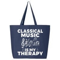 Classical Music is my Therapy Classical Music 25L Jumbo Tote