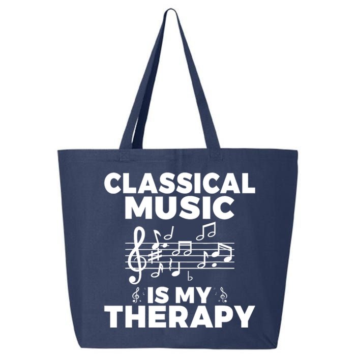 Classical Music is my Therapy Classical Music 25L Jumbo Tote