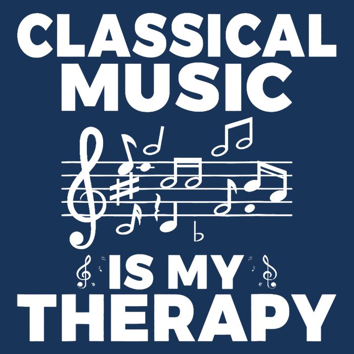 Classical Music is my Therapy Classical Music Women's Crop Top Tee