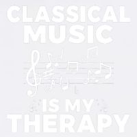Classical Music is my Therapy Classical Music Garment-Dyed Sweatshirt