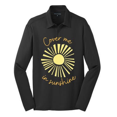 Cover Me In Sunshine Silk Touch Performance Long Sleeve Polo