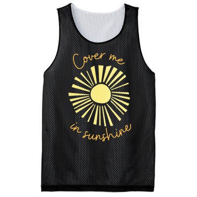 Cover Me In Sunshine Mesh Reversible Basketball Jersey Tank