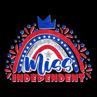 Cute Miss Independent 4th Of July Cooling Performance Crew T-Shirt