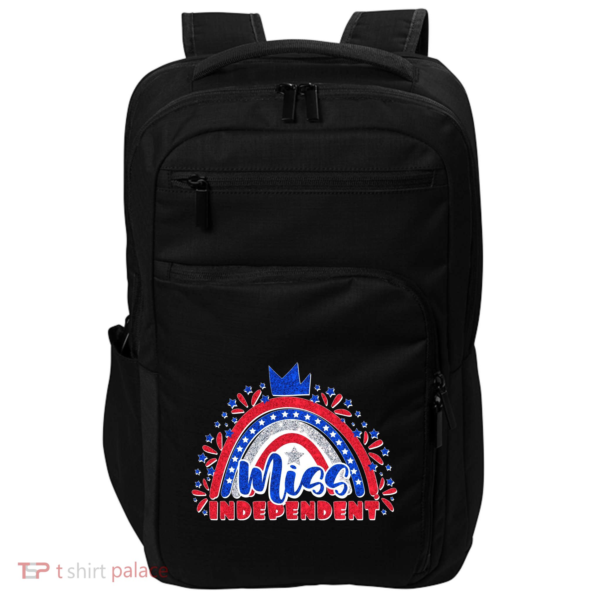 Cute Miss Independent 4th Of July Impact Tech Backpack