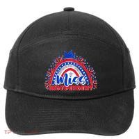 Cute Miss Independent 4th Of July 7-Panel Snapback Hat