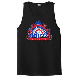 Cute Miss Independent 4th Of July PosiCharge Competitor Tank