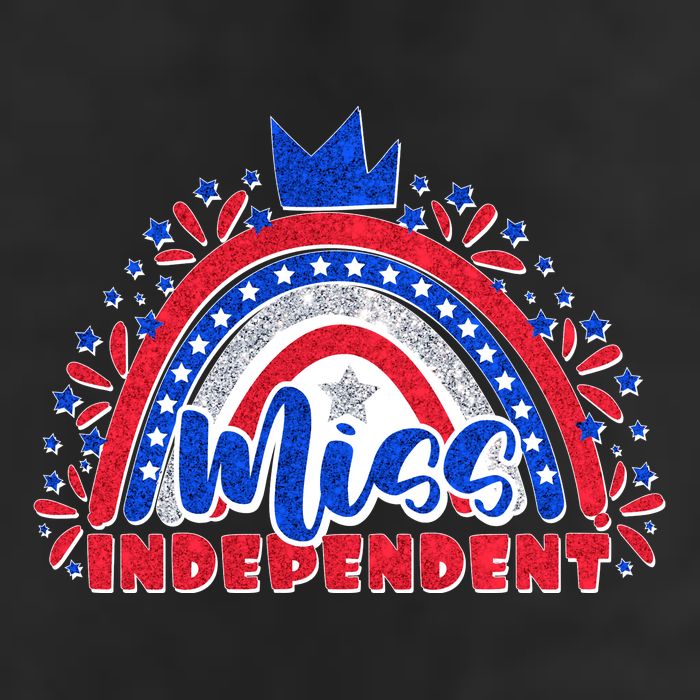 Cute Miss Independent 4th Of July Golf Towel