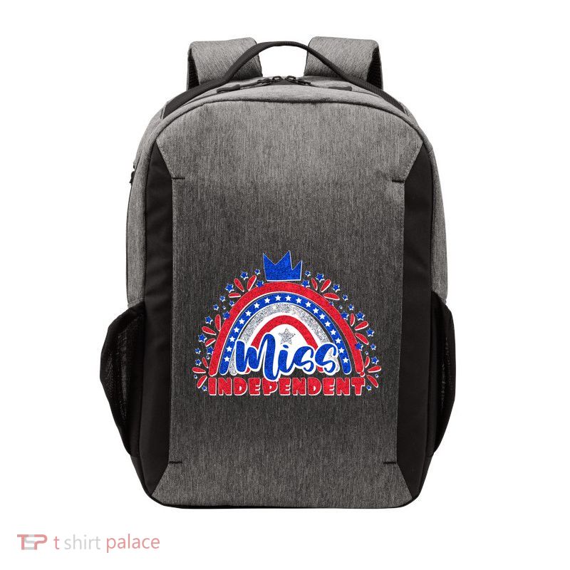 Cute Miss Independent 4th Of July Vector Backpack