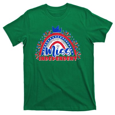 Cute Miss Independent 4th Of July T-Shirt