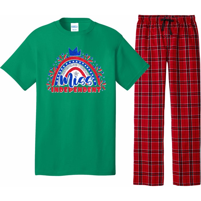 Cute Miss Independent 4th Of July Pajama Set