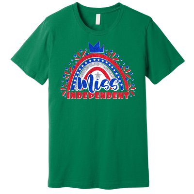 Cute Miss Independent 4th Of July Premium T-Shirt