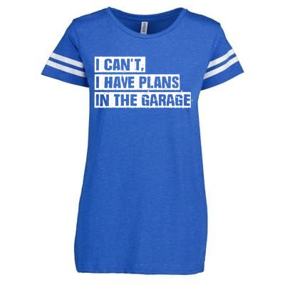 Car Mechanic I Cant I Have Plans In The Garage Auto Engine Cool Gift Enza Ladies Jersey Football T-Shirt