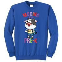 Cow Mooing Into Prek Great Gift Sweatshirt