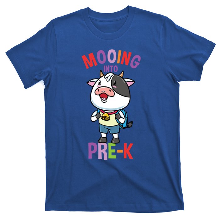 Cow Mooing Into Prek Great Gift T-Shirt