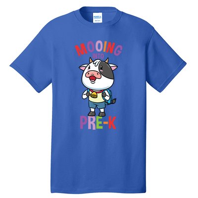 Cow Mooing Into Prek Great Gift Tall T-Shirt