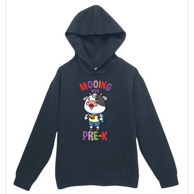 Cow Mooing Into Prek Great Gift Urban Pullover Hoodie