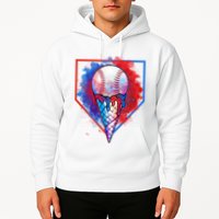 Cute Melting Ice Cream Baseball Ball Home Plate Hoodie